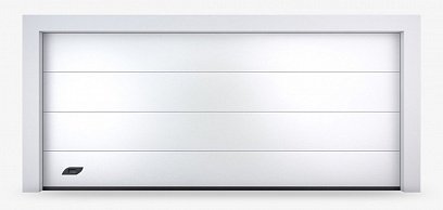Секционные гаражные ворота Piano design фото